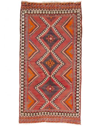 Tapis tissé à plat Kilim Shirazi