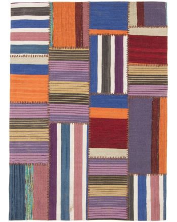 Tapis tissé à plat Kilim Patchwork