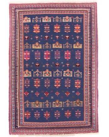 Tapis tissé à plat Kilim Qashqai