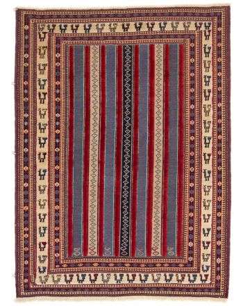 Tapis tissé à plat Kilim Qashqai