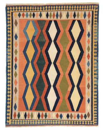 Tapis tissé à plat Kilim Qashqai