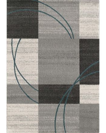 Tapis Patchwork Gris