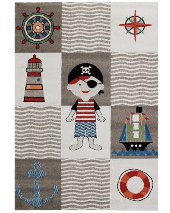 Tapis enfant Pirat Beige