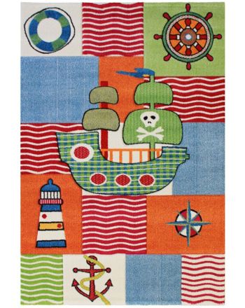 Tapis enfant Pirat Multicouleur