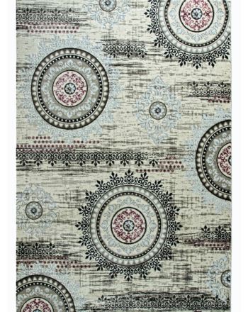 Tapis Mandala Rose