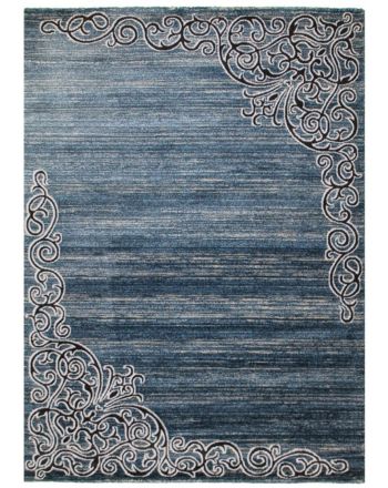 Tapis Mandala Bleu