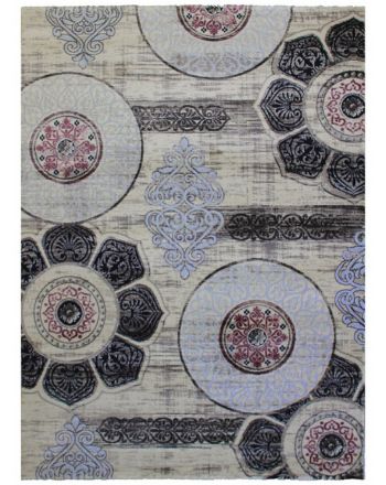 Tapis Mandala Rose