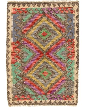 Tapis tissé à plat Kilim Afghan