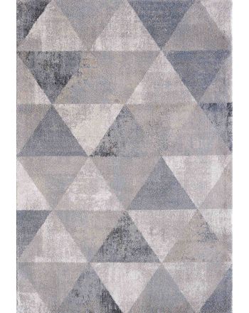 Tapis Geo Gris