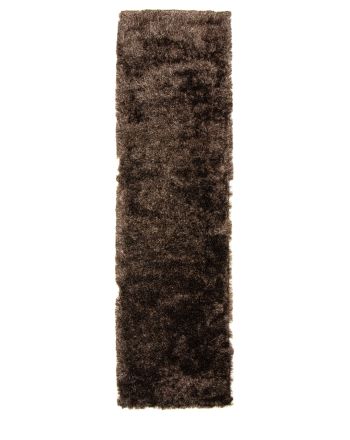 Tapis à poils longs Breeze couloir Marron