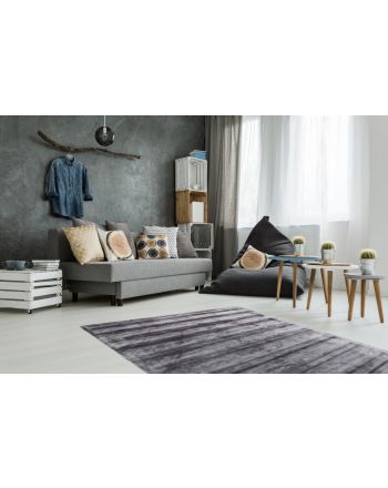 Tapis en viscose Visconti Lily Gris