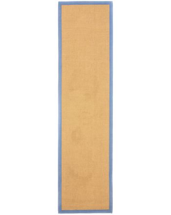 Tapis couloir Sisal Bleu