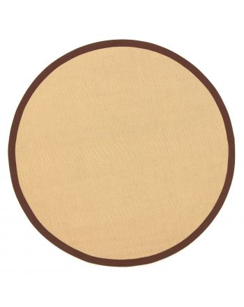 Tapis Sisal ronde Marron