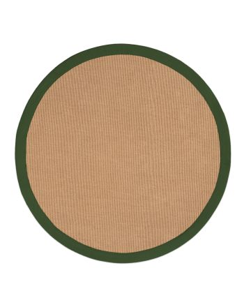 Tapis Sisal ronde Grün