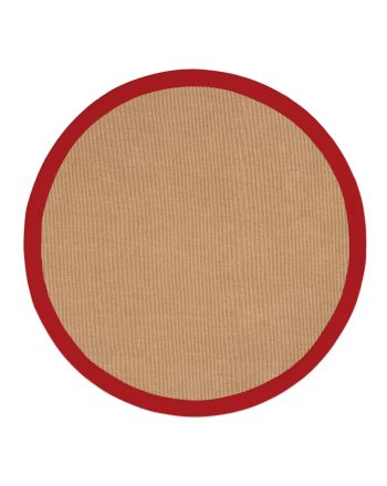 Tapis Sisal ronde Rot