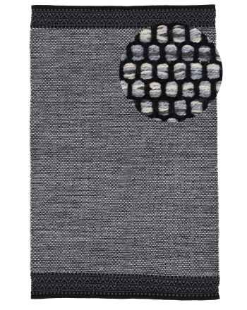 Tapis tissé à plat Kilim Mia Gris