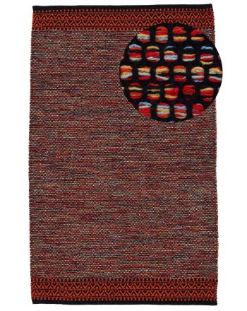 Tapis tissé à plat Kilim Mia Orange