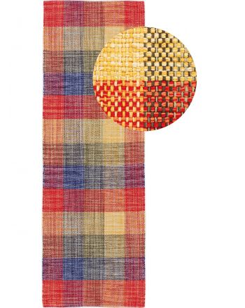 Tapis tissé à plat Kilim Ella couloir Multicouleur