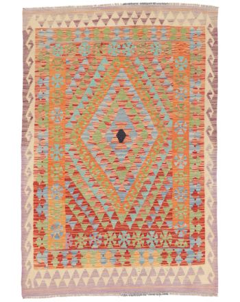 Tapis tissé à plat Kilim Afghan