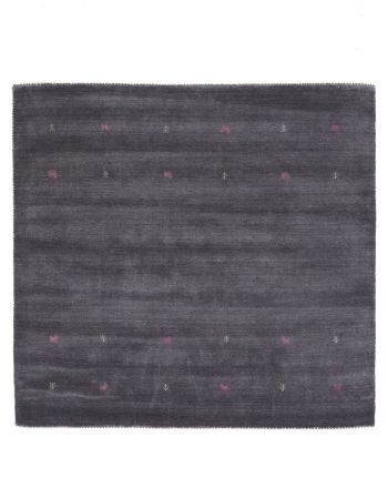 Tapis de laine Gabbeh Uni Gris