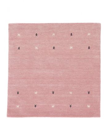 Tapis de laine Gabbeh Uni Rose