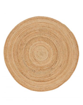 Tapis de Jute Nala ronde Beige