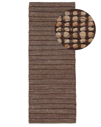 Tapis de Jute Lara couloir Marron
