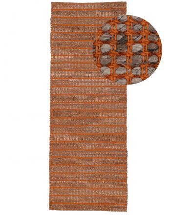 Tapis de Jute Lara couloir Orange