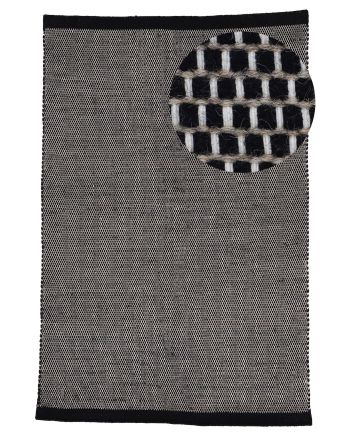 Tapis de laine Mona Noir