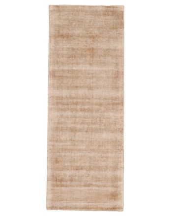 Tapis en viscose couloir Ava Beige