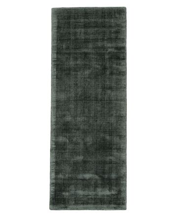 Tapis en viscose couloir Ava Vert foncé