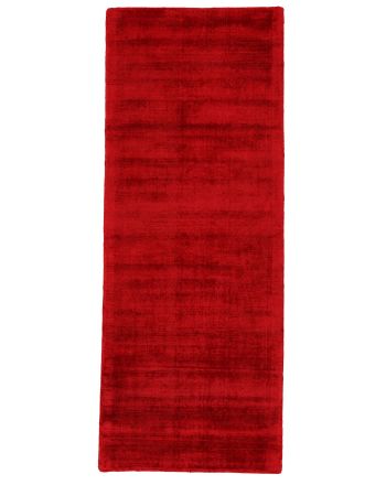 Tapis en viscose couloir Ava Rouge