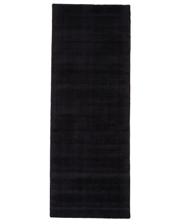 Tapis en viscose couloir Ava Noir