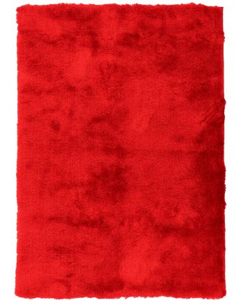 Tapis à poils longs Breeze Rouge