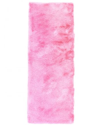 Tapis à poils longs Breeze couloir Rose