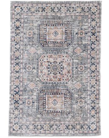 Tapis tissé à plat Omen Gris