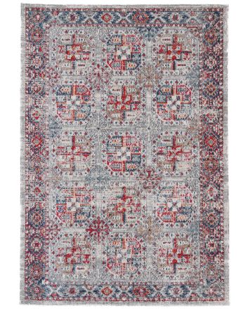 Tapis tissé à plat Mahal Gris clair