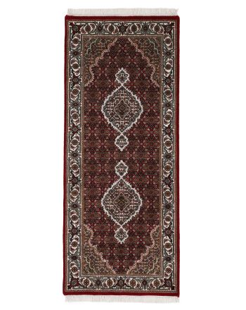 Tapis Tabriz Mahi couloir Rouge