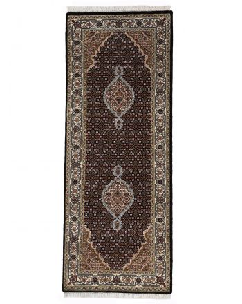 Tapis Tabriz Mahi Noir