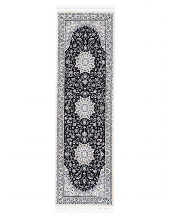 Tapis couloir Nain Diane Bleu foncé