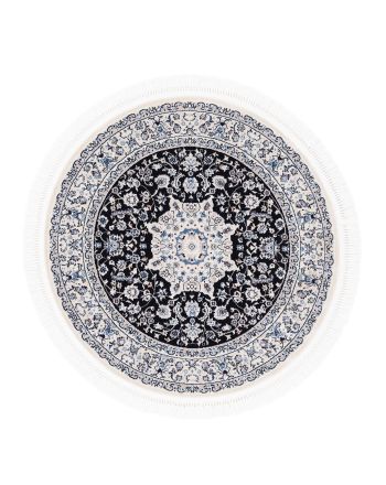 Tapis rond Nain Diane Bleu foncé