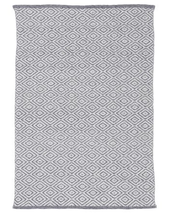 Tapis d'extérieur en matériau recyclé Gris