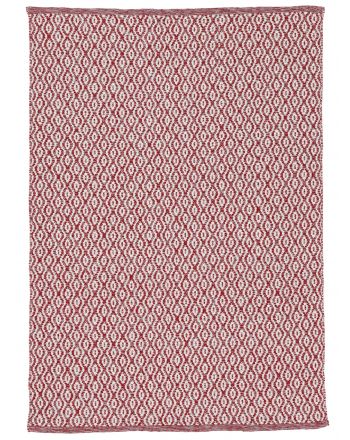 Tapis d'extérieur en matériau recyclé Rouge