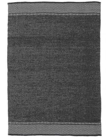 Tapis d'extérieur en matériau recyclé Noir