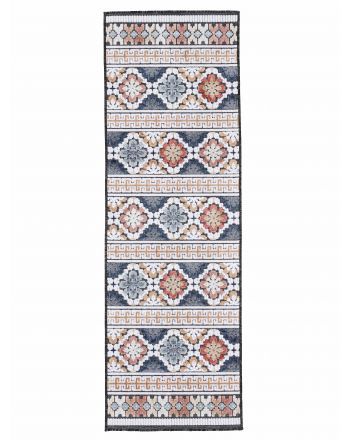 Tapis couloir d'extérieur & intérieur Deja Bleu foncé