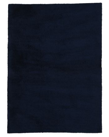 Tapis à poils longs Silky Bleu