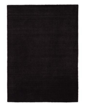 Tapis de laine Gabbeh Uni Gris foncé