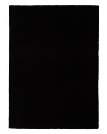 Tapis de laine Gabbeh Uni Noir