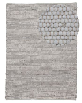 Tapis de laine Valleta Crème