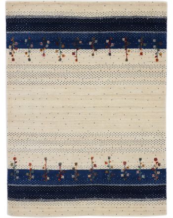 Tapis de laine Loom Lori Bleu